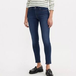 Levi’s 711 Skinny dark wash 5 pocket style denim blue  jeans Sz-26  K5